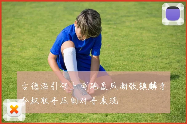 古德温引领上海跑轰风潮张镇麟李弘权联手压制对手表现